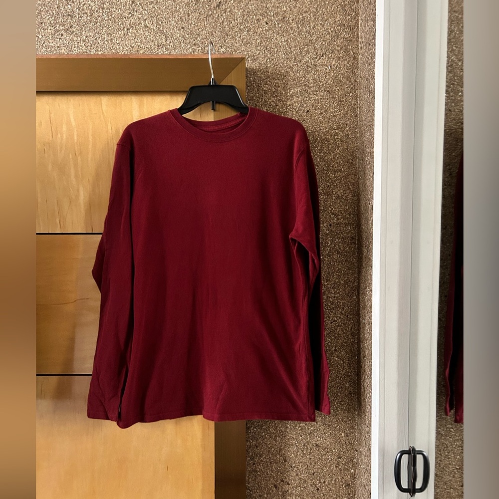 Cherokee Men’s Red Long Sleeve Shirt Size M